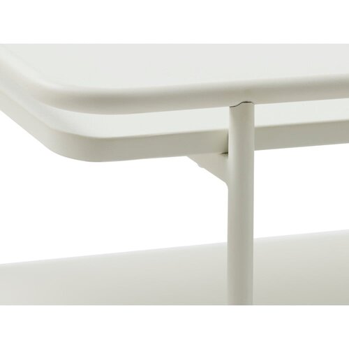 Unique Furniture Svetlo siva kovinska klubska mizica 55x110 cm Yuba &amp;ndash; Slike