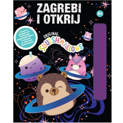 Odeon squishmallows squishmallows knjiga s olovkom zagrebi i otkrij Cene