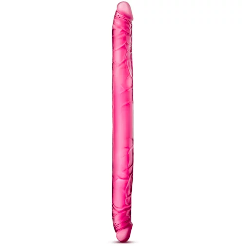 Blush b yours 16 inch double dildo pink