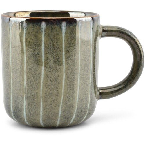 Salt&Pepper Temno zelena skodelica iz kamenine 500 ml Muggies – Cene