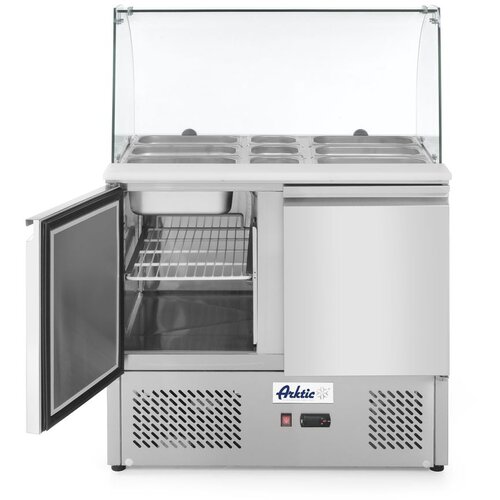 ARKTIC Pult za salatu sa dvoja vrata i staklenim ekranom 300L, 230V/310W, 912x702x(H)1330mm Cene