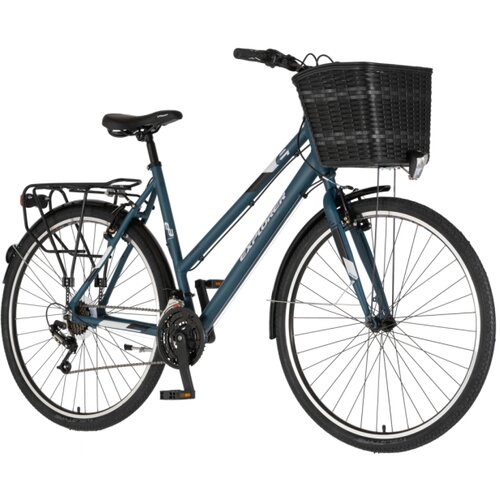 Visitor bicikl tour explorer axys lady pro 28" alu 21" v-brake 18 brzina 167-192cm (l/xl) plavi 1282091 Cene