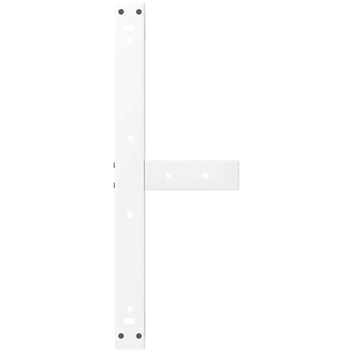  Noge za stolić T-oblika 2 kom bijele 60x25x(30-31) cm čelik Slike