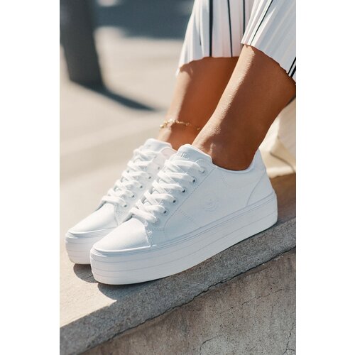 Big Star Eco leather women's sneakers on platform Cijene