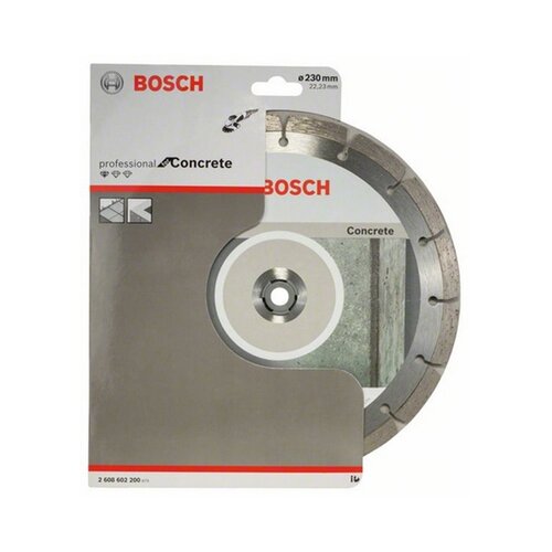 Bosch Dijamantska rezna ploča Standard for Concrete 2608602200, 230 x 22,23 x 2,3 x 10 mm Slike