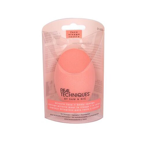 Real Techniques Sponges Miracle Face + Body čudežna gobica za obraz in telo 1 ks za ženske Cene