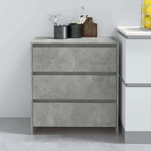  Komoda betonsko siva 70x41x75 cm iverna plo&amp;scaron;ča, (20656212) Slike