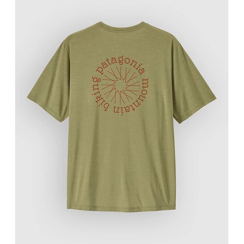 Patagonia Cap Cool Daily - Spoke Stencil T-shirt gumtree / light xdye Cene