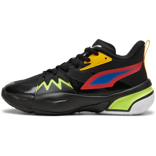 Puma Sportske cipele &amp;#039;Genetics&amp;#039; tamo žuta / svijetlozelena / vatreno crvena / crna Slike