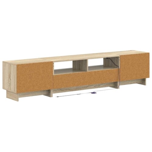  5-dijelni LED TV ormarić Hrast sonoma Konstruirano drvo - Hrast sonoma 100 cm Slike
