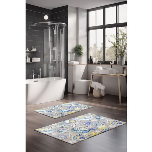  CT-5240 multicolor bathmat set (2 pieces) Cene