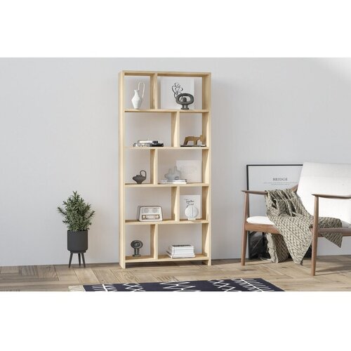 Woody Fashion Hanah Home Polica za knjige Jordan Cene