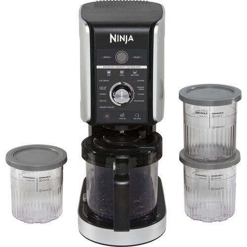 Ninja Aparat za sladoled NC501EU CREAMi Deluxe 11u1/ 709ML/ 800W/ crnosiva Slike