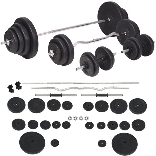 Set šipki i utega 120 kg Cene