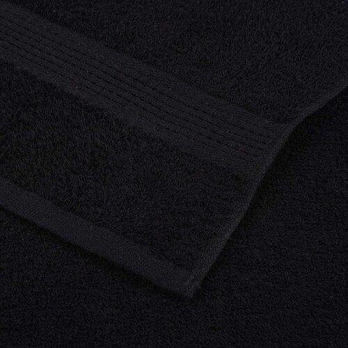 VidaXL Ručnici 4 kom crni 100 x 200 cm 360 gsm od 100 % pamuka Slike