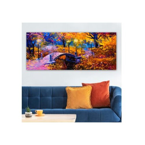 WALLXPERT Slika na zidu na platnu 50x120cm Cene