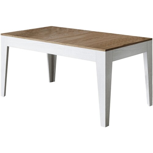Itamoby &amp;nbsp; Cico Mix (90x160/220 cm) - hrast, barva nog: bela - raztegljiva jedilna miza, (20842586) Slike