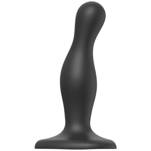 Strap-On-Me Curvy S - valoviti, strap-on dildo (crni) Slike