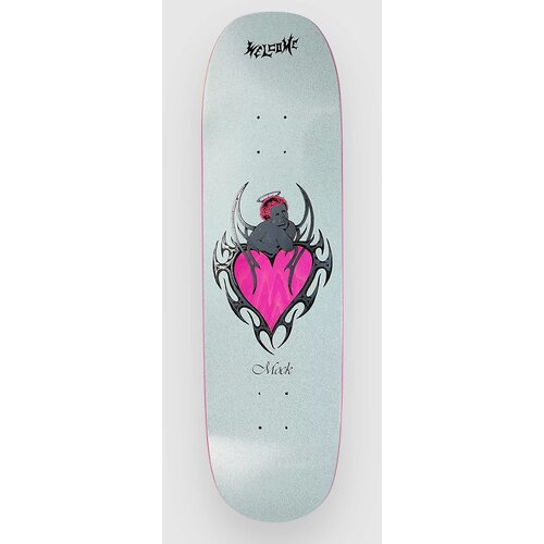 Welcome 2.0 Moontrimmer 8.6&amp;quot; Skateboard deska blue glitter Slike