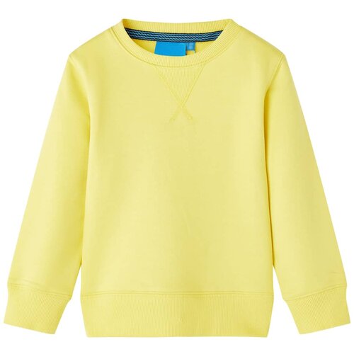 VidaXL Dječja topla majica svjetložuta 104 Slike