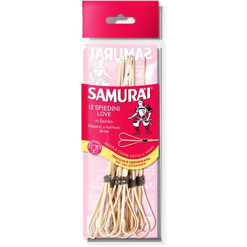 SAMURAI dekorativni štapići za ražnjiće od bambusa 18cm 12 komada Cene