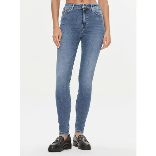 Tommy Hilfiger Jeans hlače WW0WW38905 Modra Skinny Fit