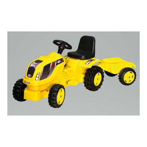 Micromax globo traktor MMX plus sa prikolicom žuti ( 010268 ) Slike