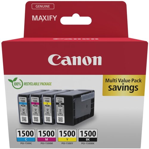 Canon Tinte PGI-1500 9218B006 4er Multipack(BK/C/M/Y)&amp;quot; Slike