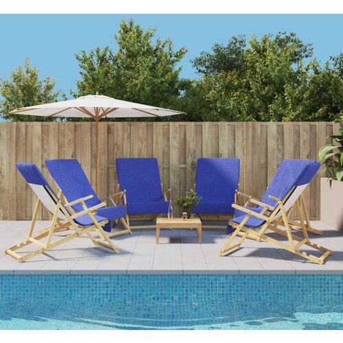  Ručnici za plažu 6 kom plavi 60 x 135 cm od tkanine 400 GSM Cene
