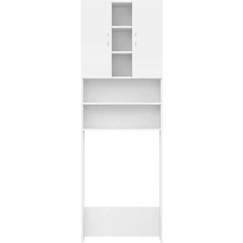 VidaXL ormarić za perilicu rublja bijeli 64 x 25,5 x 190 cm Slike