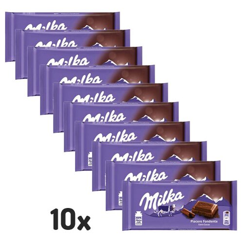 Milka čokolada ex cacao 100g, 10 komada Cene
