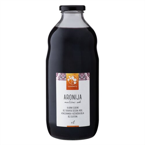 Loveberry matični sok Aronija, 1l Slike