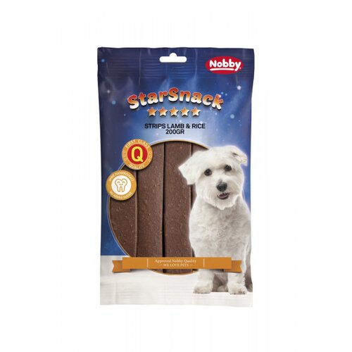 Nobby poslastica za pse Star Snack Strips Lamb&rice 20kom 200g Cene