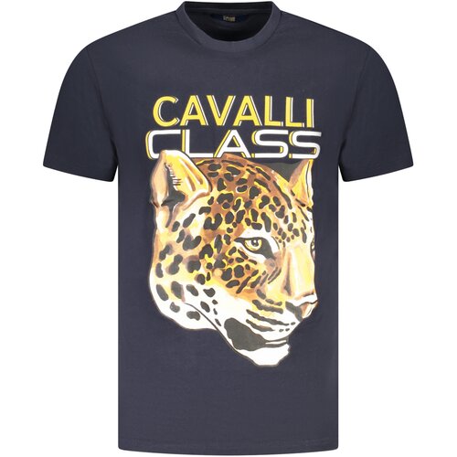 Cavalli Class SHORT SLEEVE T-SHIRT MEN BLUE Cene