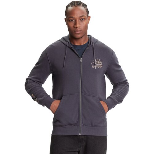 Quiksilver &amp;Scaron;portne jope in jakne Zip Hoodie Modra Slike