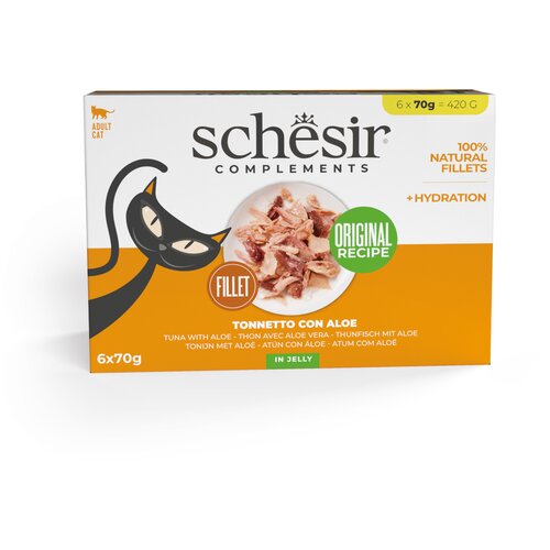Schesir Complements u želeu 6 x 70 g - Tuna s alojom Slike