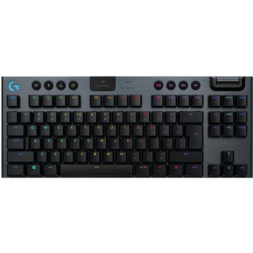 Logitech G915 X LIGHTSPEED TKL Wireless Gaming Keyboard - BLACK - US INT'L - 2.4GHZ/BT - EMEA28i-935 - TACTILE 920-012721 Cene