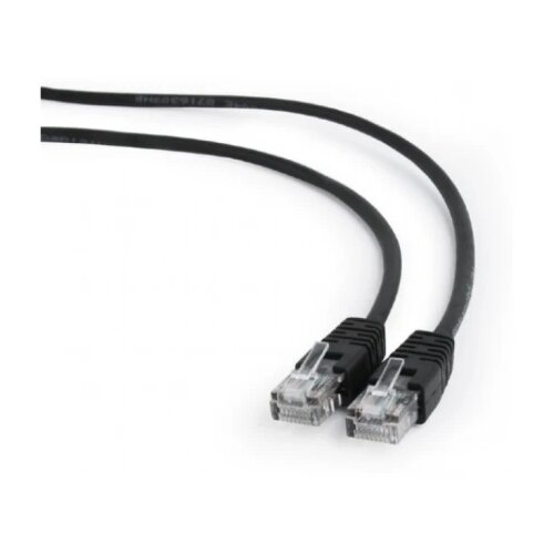 Gembird PP12-7.5M/BK Mrezni kabl, CAT5e UTP Patch cord 7,5m black Slike