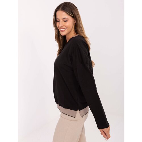 RELEVANCE Blouse-RV-BZ-A907.08P-black Cene