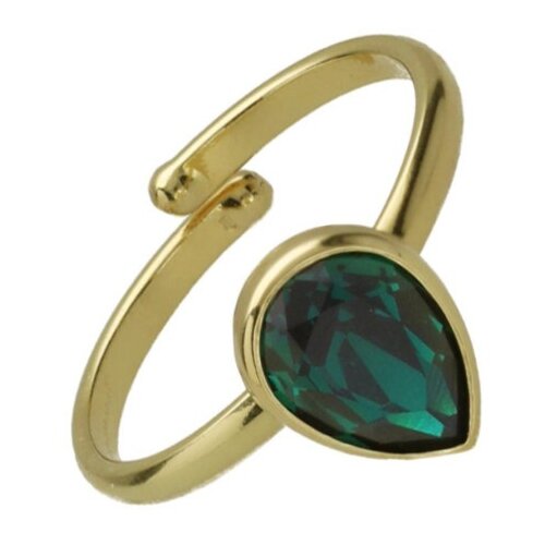 Victoria Cruz gold emerald prsten sa swarovski kristalom ( a4618-20da ) Cene