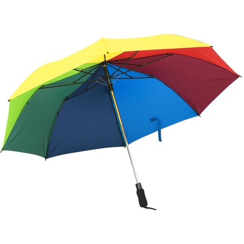 vidaXL Zložljivi dežnik večbarvni 124 cm Cene