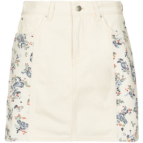 PepeJeans MINI SKIRT HW PAISLEY Bež Slike