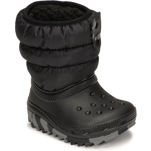 Crocs Škornji za sneg Classic Neo Puff Boot T Črna