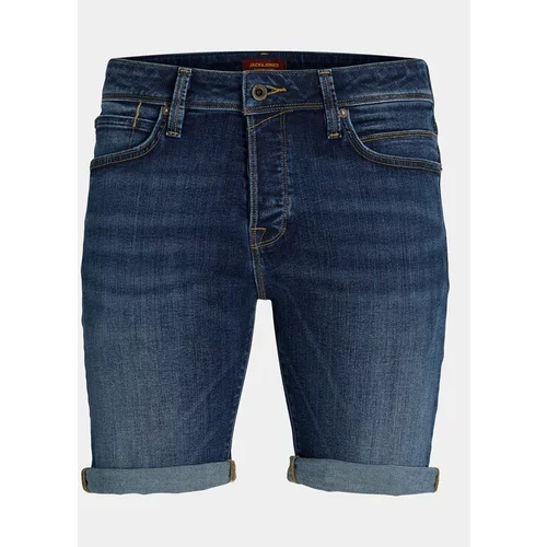 Jack & Jones Jeans kratke hlače Jjirick 12250489 Modra Regular Fit