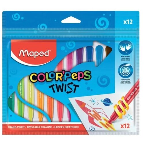 No Statovac Color Peps, voštana boja, Twist, 12K, Maped Cene
