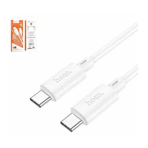 Hoco Podatkovni / polnilni kabel - USB X88, (2xUSB type-C, 100 cm, 60 W, beli)