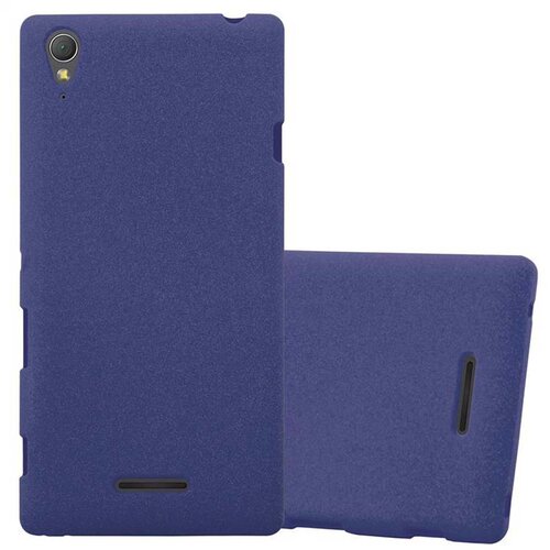 Cadorabo Case, združljiv s Sonyjem v Frost Tarmno Blue - za&scaron;čitni pokrov iz fleksibilnega silikona TPU, (20572451) Cene