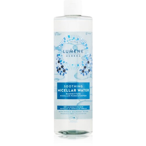 Lumene Nordic Sensitive [HERKK&amp;Auml;] Soothing pomirjajoča micelarna voda za suho in občutljivo kožo 400 ml Slike