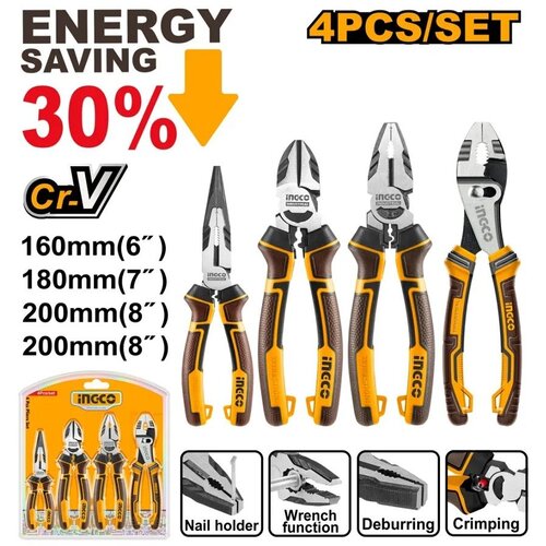 Ingco Set kombinovanih kle&scaron;ta HKPS28488 3/1 SUPER Cene