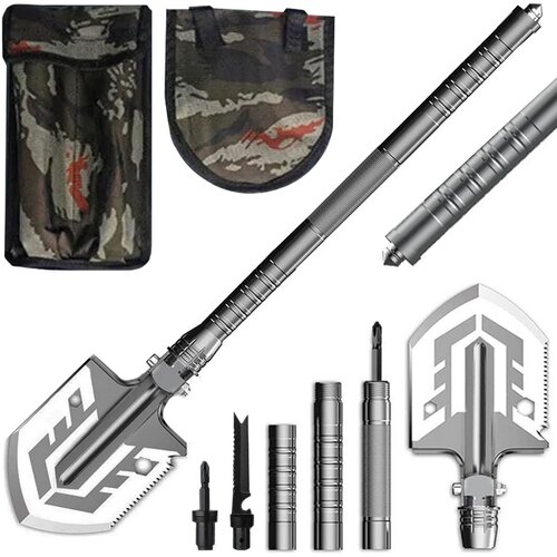  Sklopivi alu. 12u1 lopata za preživljavanje 67cm SURVIVAL Slike